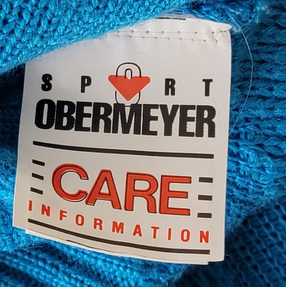 Obermeyer Sport Women's Julie Front Zip High Neck Knitted Sweater. Size M - Picture 6 of 9